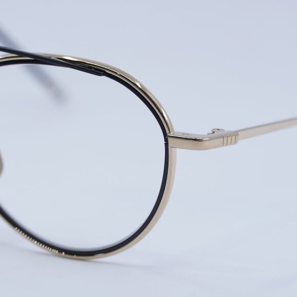 Thom Browne TB-109-A-GLD-BLK-53 Eyeglasses Gold/Black Aviator Frame 53mm - Picture 2 of 12